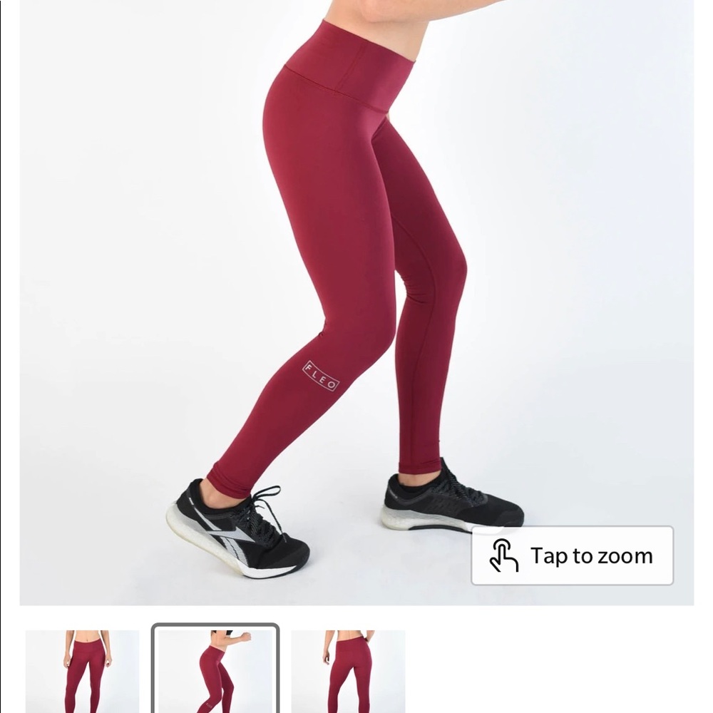 Burgundy El Toro leggings